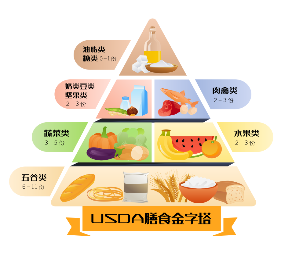 營養(yǎng)膳食金字塔是什么？看完這篇你就知道了！